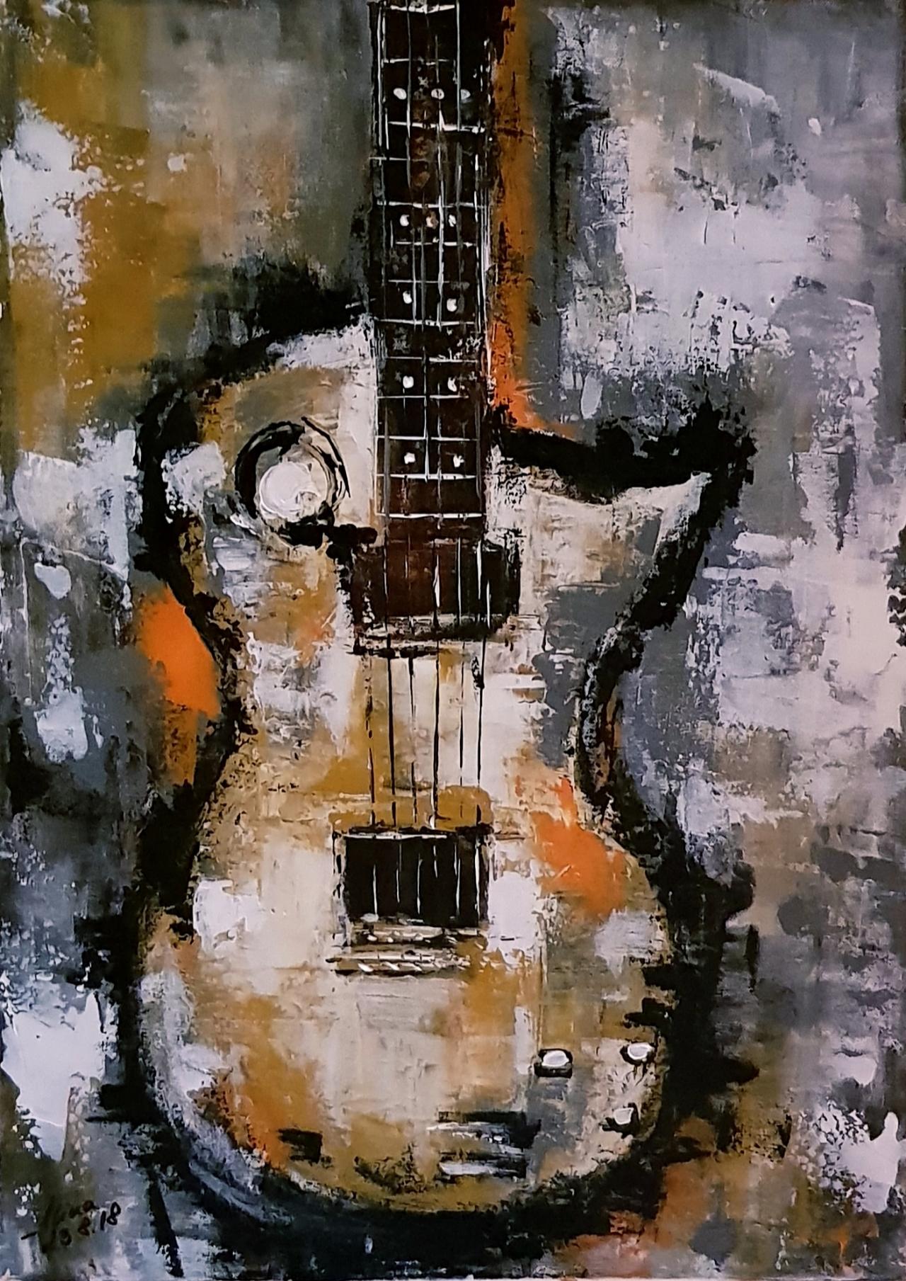 ArteDiAlina.com painting: shape of music